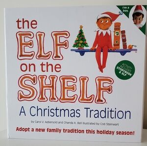 Elf On The Shelf With Book